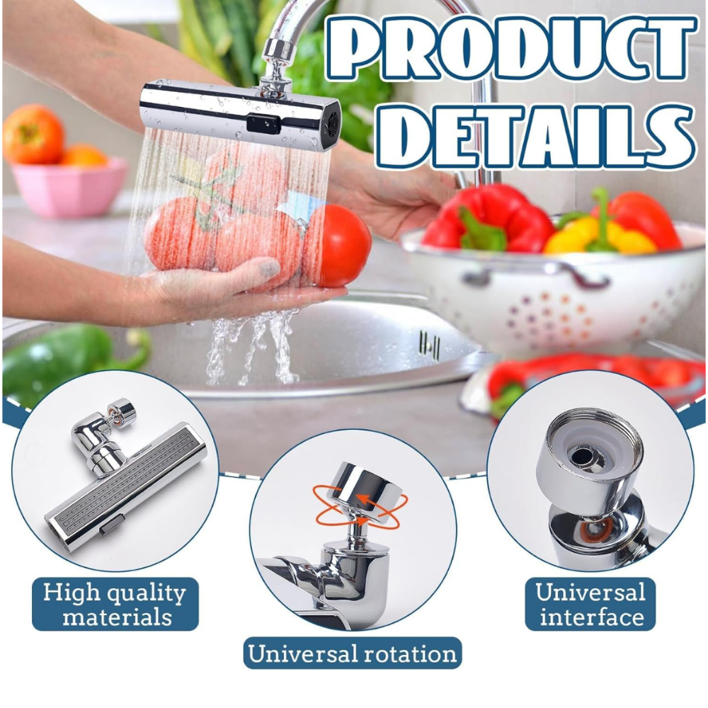 Grifo Largo Giratorio 720 Lavabo