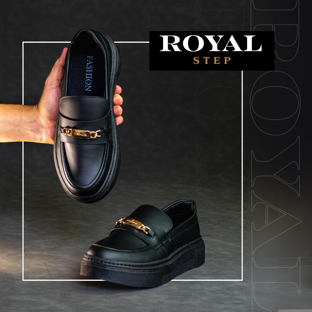 RoyalStep™ – Mocasines Clásicos con Detalle Metálico
